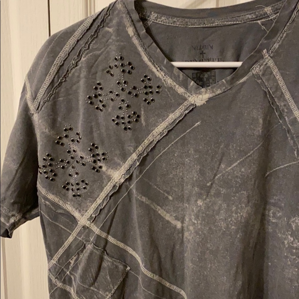 Grey Remetee Short Sleeve T-Shirt (M)